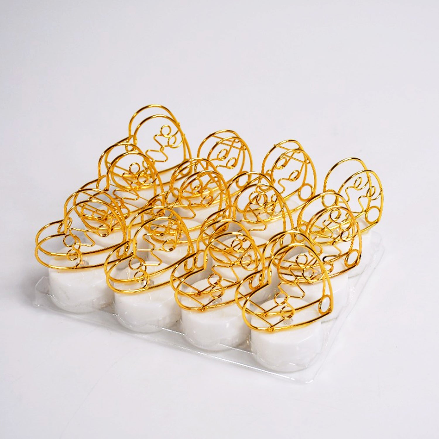 6554 Multicolor Flameless Heart Design Candles for Decoration (Set of 12pc) DeoDap 6554 Multicolor Flameless Heart Design Candles for Decoration (Set of 12pc) DeoDap